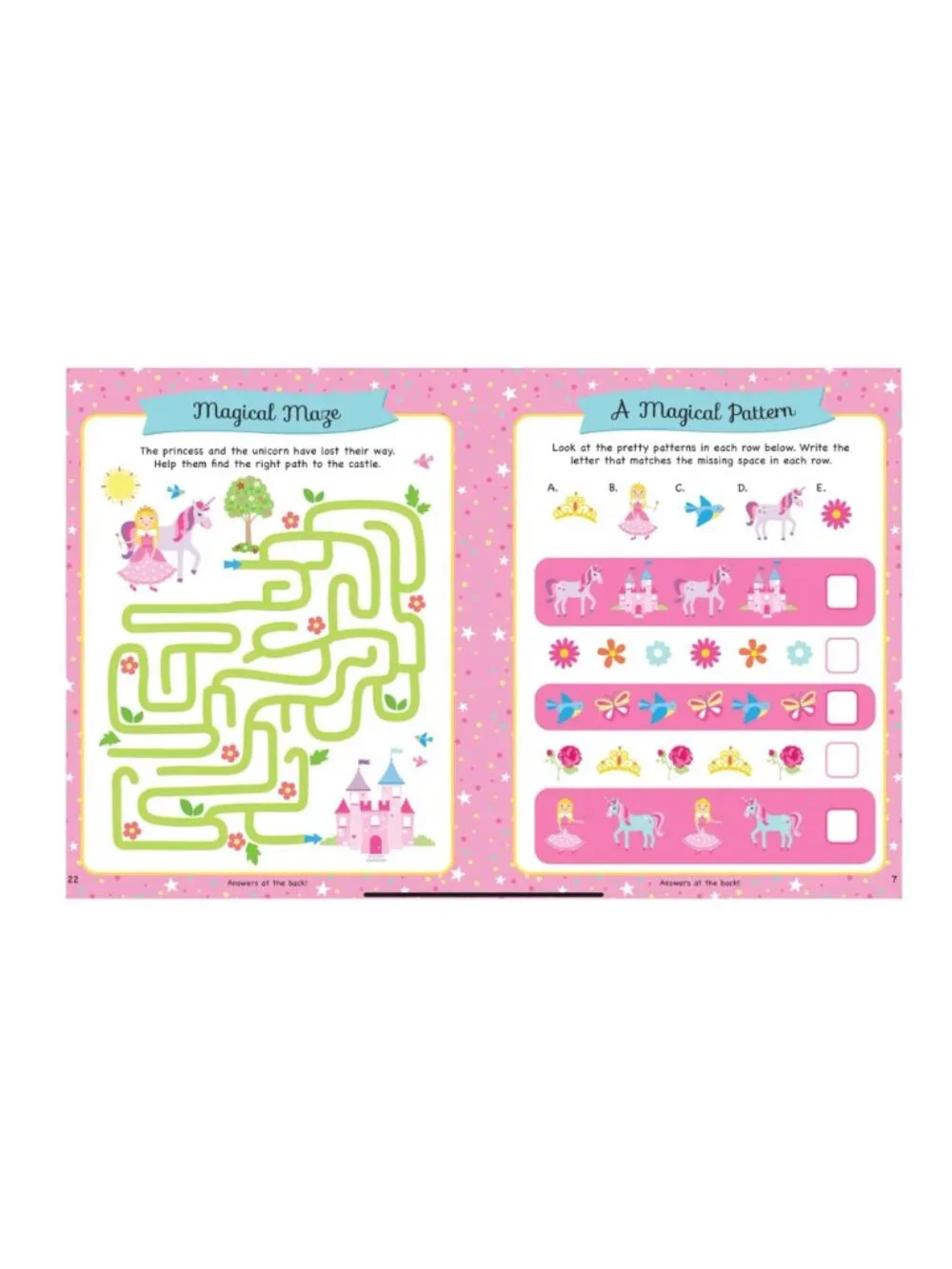 Unicorn Magic Magical Play Scene Book & Magnetic Play Set For Ages 3+ With 41 Ma